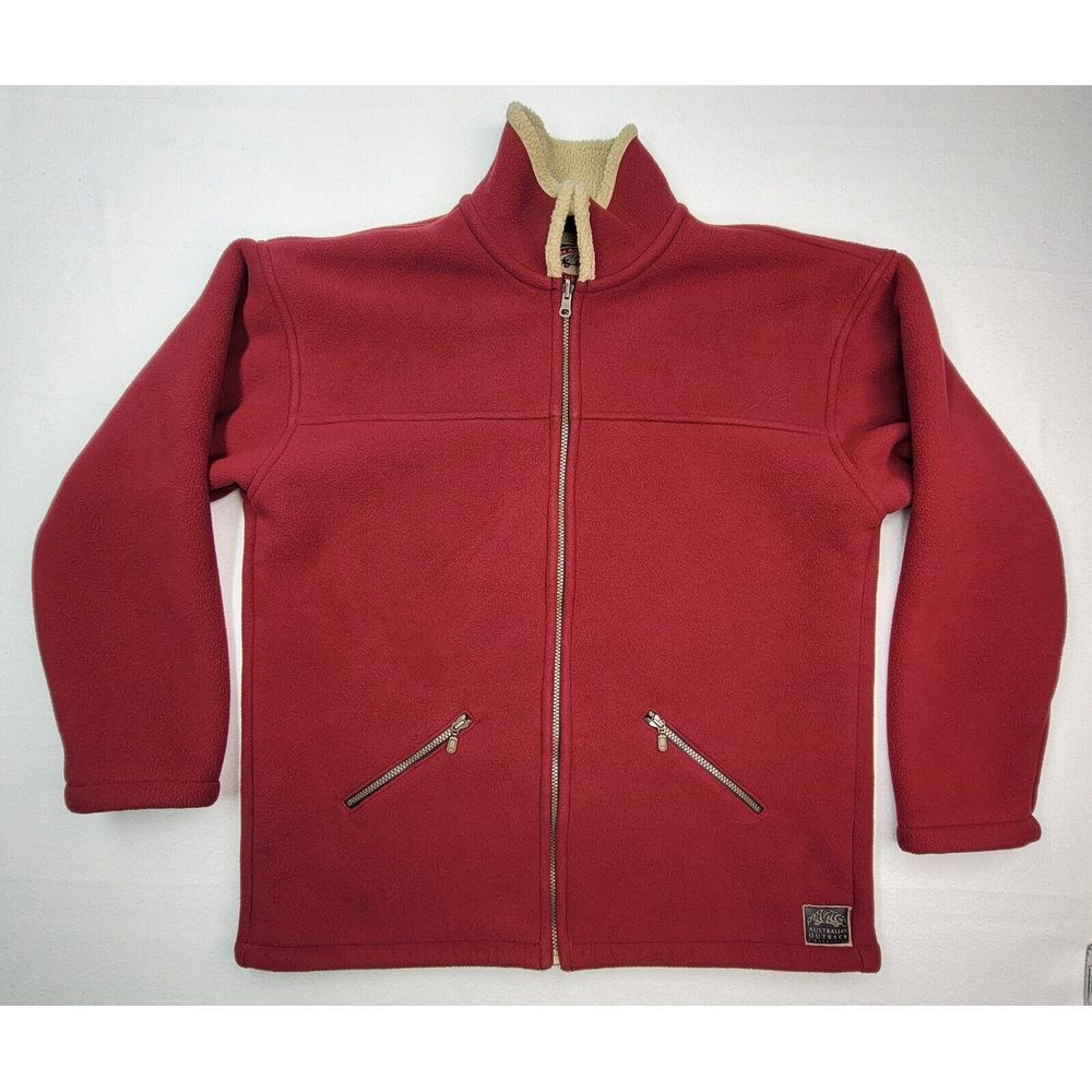 The Australian Outback Collection Jacket Mens 2XL Sherpa Lined‎ Heavy Fleece Zip